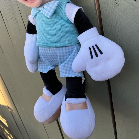 Disney Store MICKEY MOUSE w/Easter Bunny Ears Blue Outfit Plush Doll 19" - Picture 2 of 11